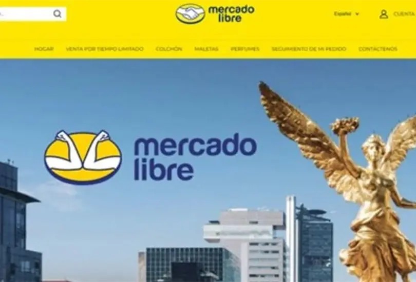 El sitio falso de Mercado Libre en M&eacute;xico. 