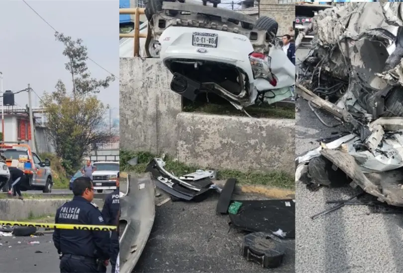 En el impactante video que capt&oacute; el choque de un auto contra un &aacute;rbol se aprecia c&oacute;mo el auto pr&aacute;cticamente se parti&oacute; en dos.