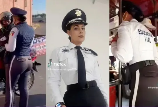 La hermosa policía que se ha vuelto viral por su belleza tiene 38 años de edad.