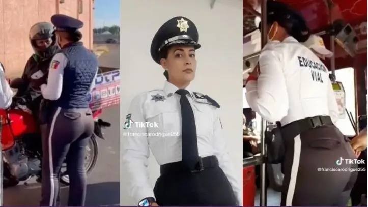 La hermosa polic&iacute;a que se ha vuelto viral por su belleza tiene 38 a&ntilde;os de edad.