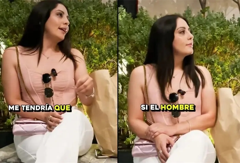 En el video, la mujer expone sus criterios para elegir pareja: busca a alguien comprometido, trabajador y financieramente estable.