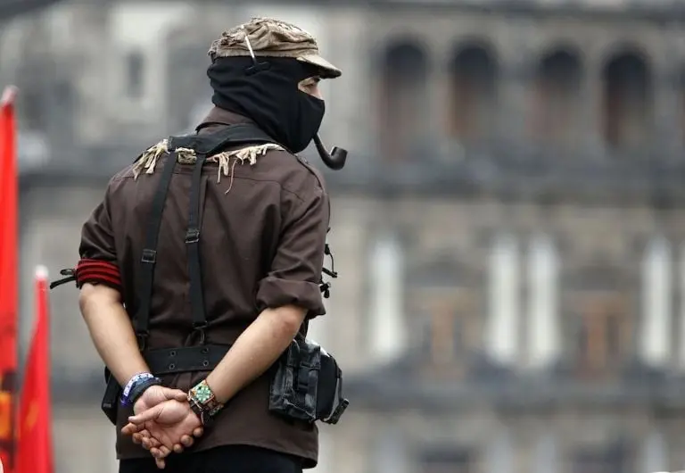 Rafael Sebastián Guillén Vicente, alias subcomandante Marcos. (Archivo)