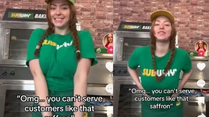 Empleada de Subway conquista TikTok