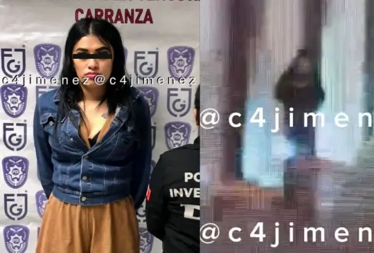 Una presunta gotera, conocida como ´La Pollo´, fue captada saliendo de un motel en la Ciudad de México y es acusada del presunto asesinato de un policía al que habría drogado y robado.