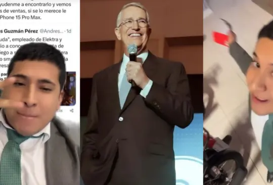 Ricardo Salinas Pliego pidió ayuda para localizar al empleado de Elektra que le pidió regalos para la rifa de la empresa, y él respodió con otro video en TikTok.