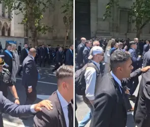 Noroña se lanza contra Javier Milei por mega operativo de seguridad mientras camina por calles de Argentina