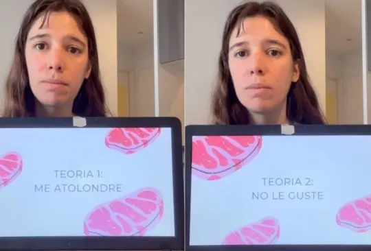 La joven dio a conocer que la rechazaron con una presentación de Power Point. La joven dio a conocer que la rechazaron con una presentación de Power Point.