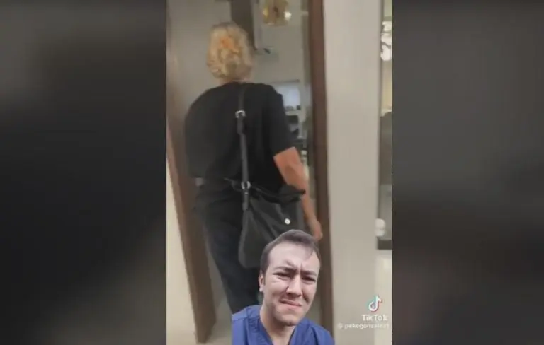 Trabajadores se solidarizan con la enfermera (TikTok)