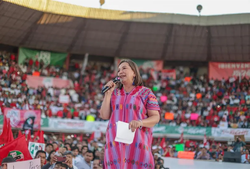 La precandidata del Frente Amplio por M&eacute;xico acus&oacute; al emetista de haber sido financiado desde Palacio Nacional, sugiriendo que su objetivo principal era "dividir a la oposici&oacute;n".