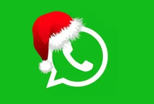 WhatsApp te permite ponerle un gorro de Navidad a tu ícono. 