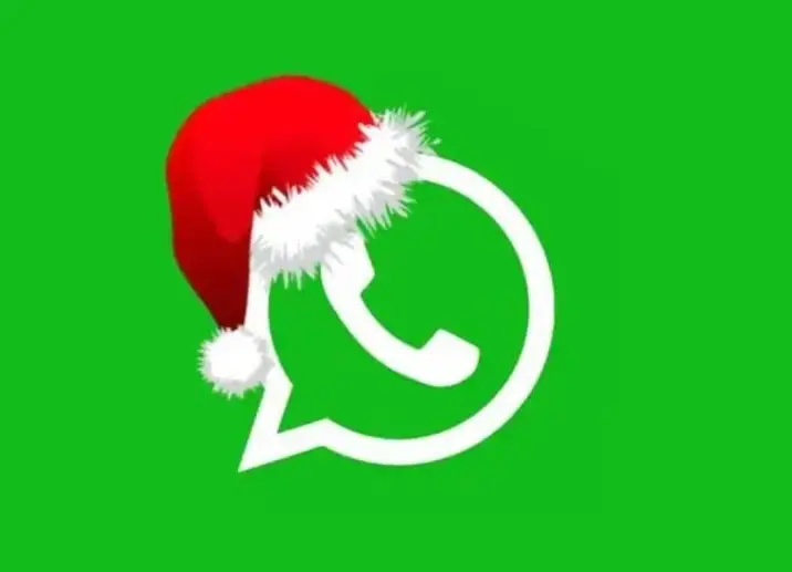 WhatsApp te permite ponerle un gorro de Navidad a tu &iacute;cono. 