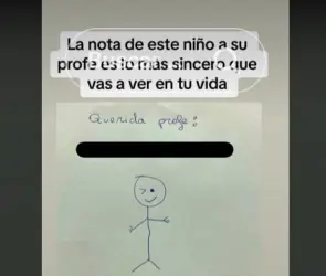 El inesperado mensaje de un niño de primaria que impactó a su maestra: "Querida profe..."