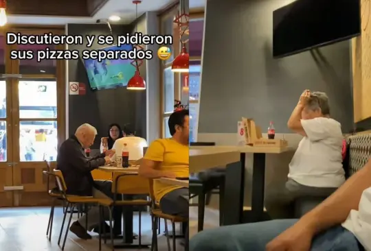 "Discutieron y se pidieron sus pizzas separados", dice el video que pronto se hizo viral cautivando a cientos de internautas "Discutieron y se pidieron sus pizzas separados", dice el video que pronto se hizo viral cautivando a cientos de internautas