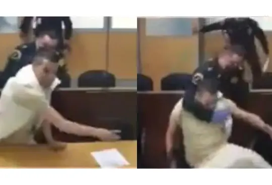 "Lo que escuchaste hijo de...": acusado explota durante la audiencia y agrede a un juez de CDMX | VIDEO FUERTE