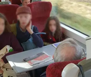 Madre explota contra pareja de ancianos que se rehusó a dejar los asientos de tren que ella había reservado