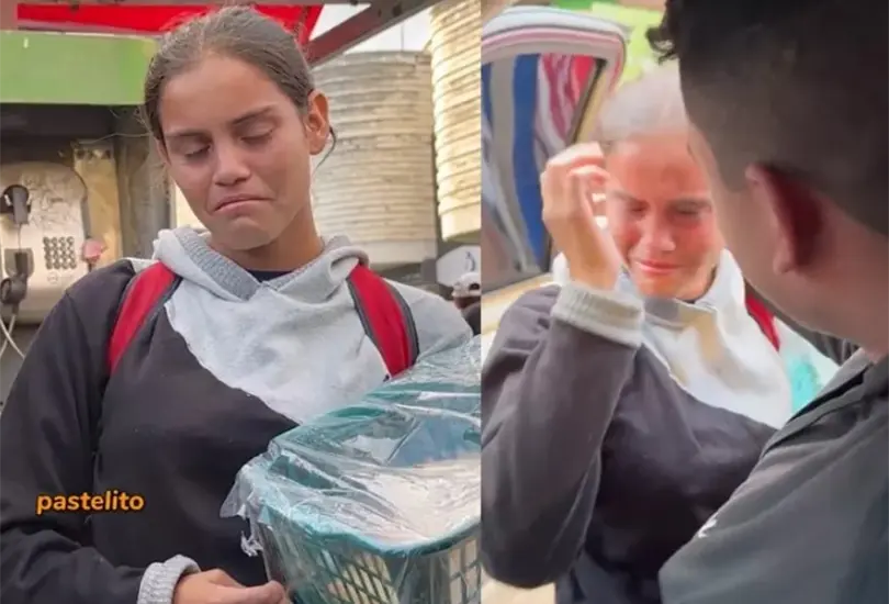 Joven venezolana llora porque sus amigas se burlan de ella. Joven venezolana llora porque sus amigas se burlan de ella.