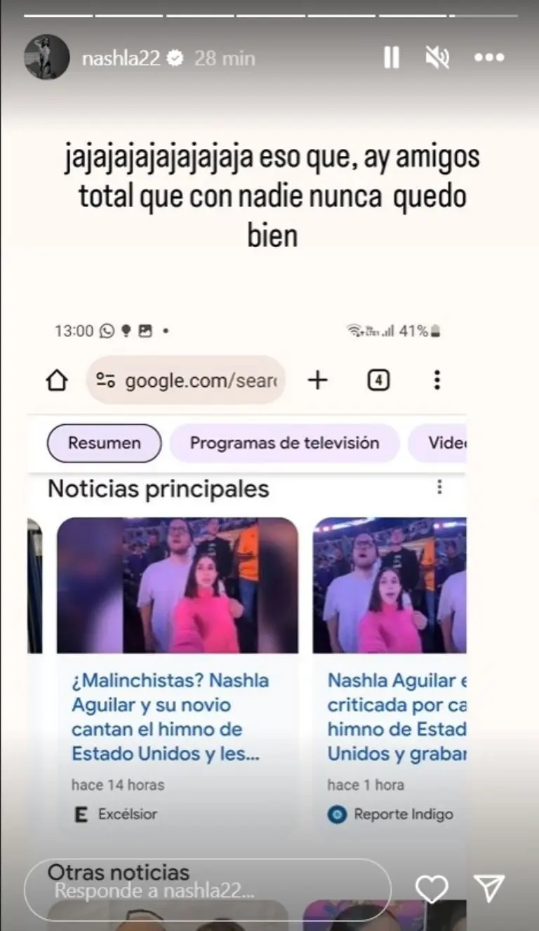 Nashla Aguilar responde a críticas