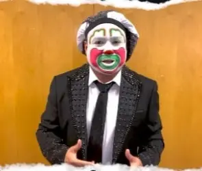 Brincos Dieras, as&iacute; se ve sin maquillaje el controversial payaso