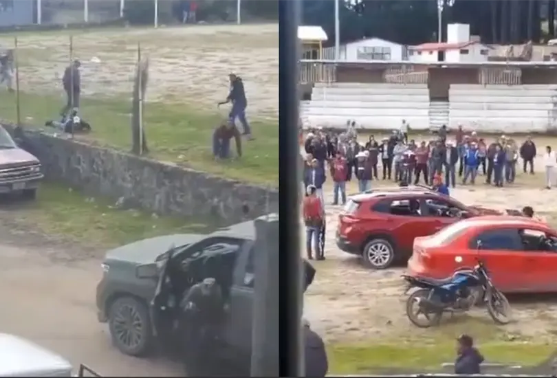 Las aterradoras im&aacute;genes del enfrentamiento entre pobladores de Texcaltitl&aacute;n y criminales que dej&oacute; 11 muertos