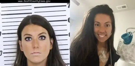 La tiktoker Madison Russo fue detenida en Lowa, Estados Unidos