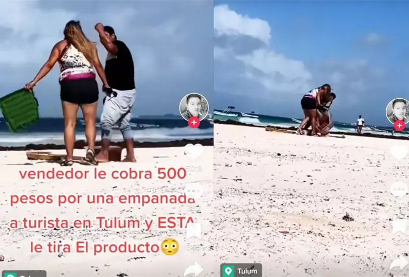 La turista acus&oacute; al vendedor de querer estafarla al cobrarle 500 pesos por una empanada 