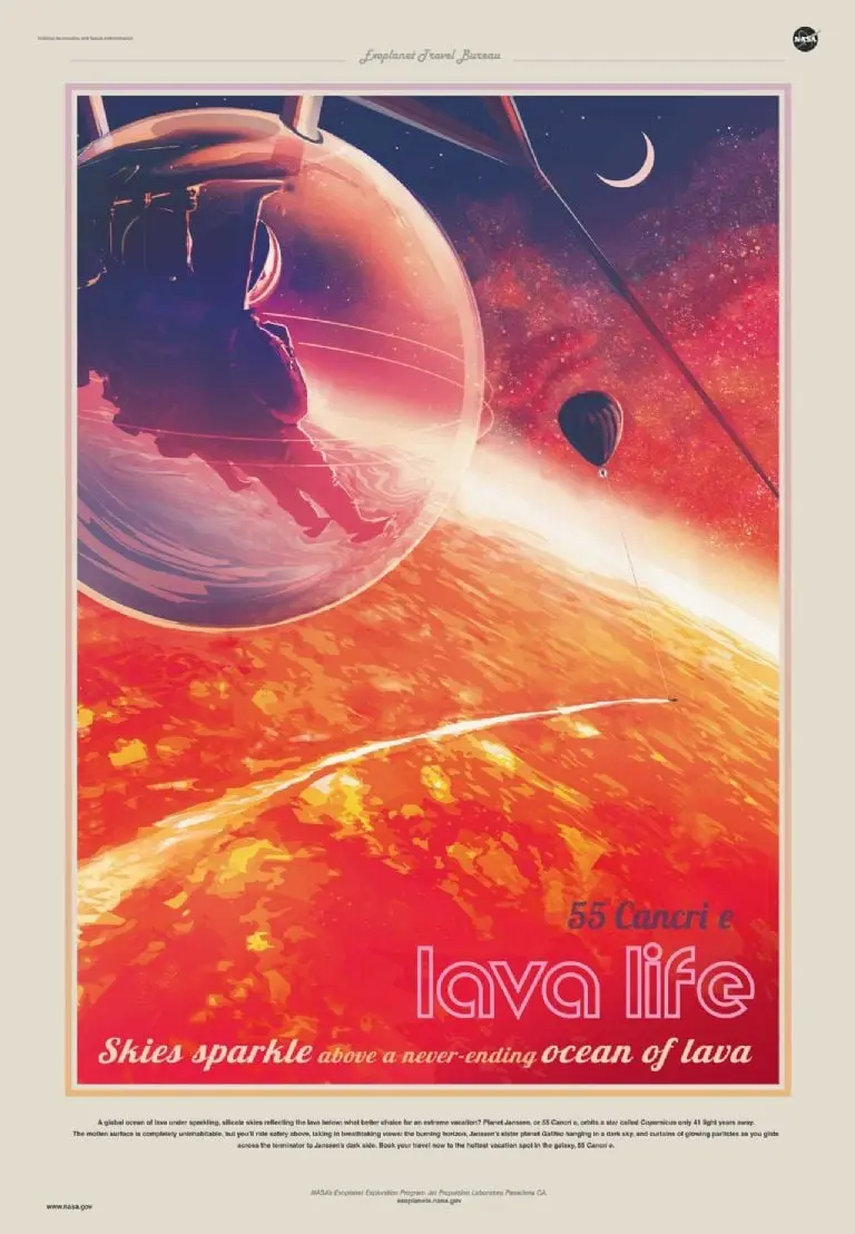 Planeta Janssen, o 55 Cancri e - NASA
