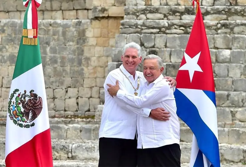 El presidente mexicano recibi&oacute; a su hom&oacute;logo de Cuba en Campeche