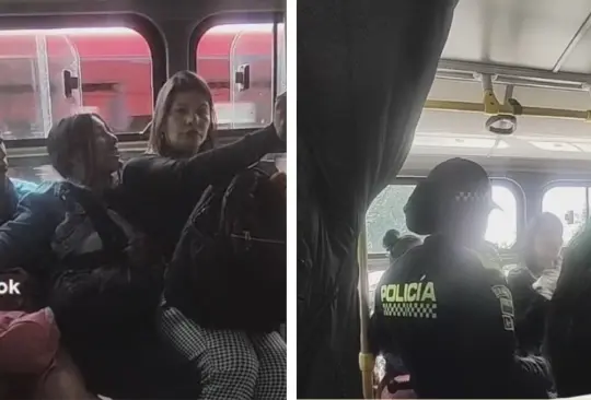 Mujeres se pelean por el asiento de un camión Mujeres se pelean por el asiento de un camión