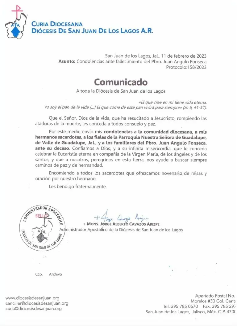 Asesinan a sacerdote a balazos - Ayuntamiento De Valle De Guadalupe