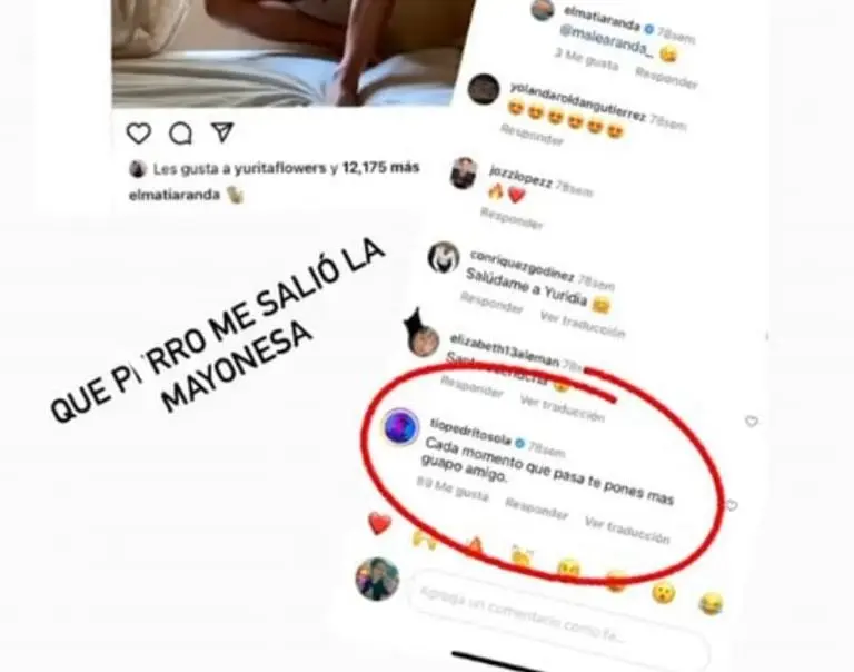 Yuridia arremete contra Pedrito Sola (Instagram)