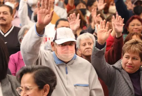 Estos son los adultos mayores que se registran en febrero. Estos son los adultos mayores que se registran en febrero.