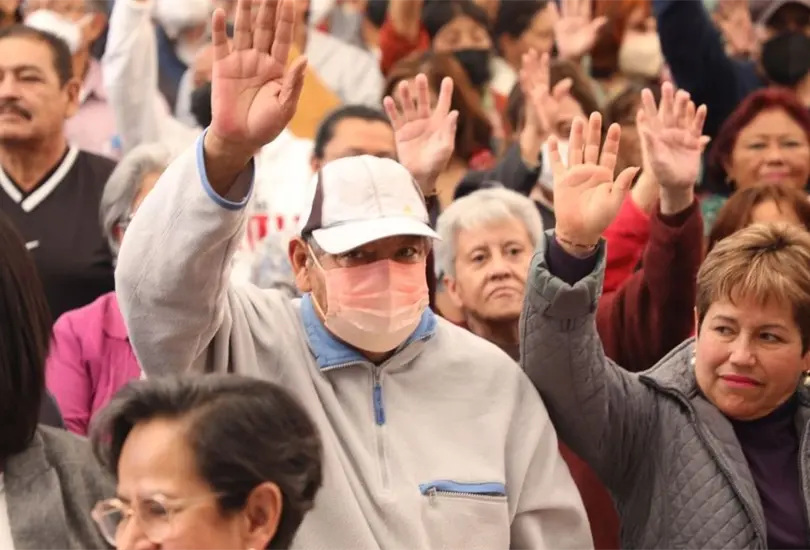 Estos son los adultos mayores que se registran en febrero. Estos son los adultos mayores que se registran en febrero.