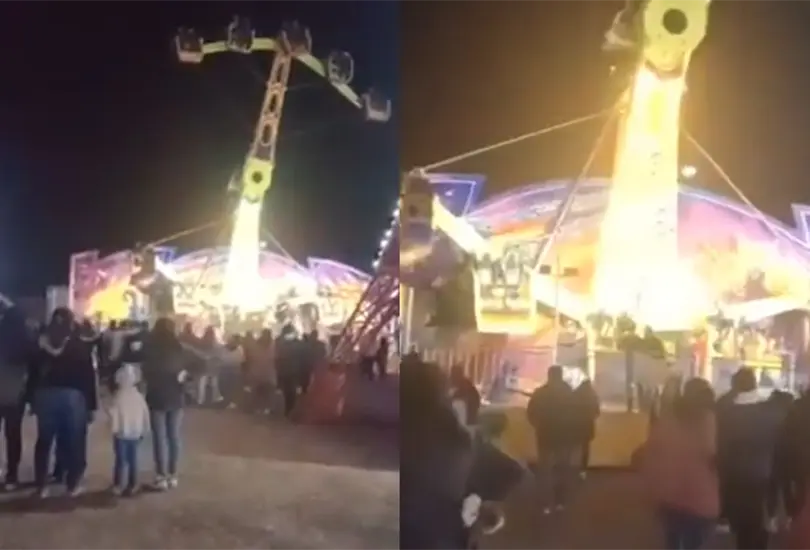 El juego mec&aacute;nico dej&oacute; de cabeza a al menos 10 personas durante 30 largos minutos