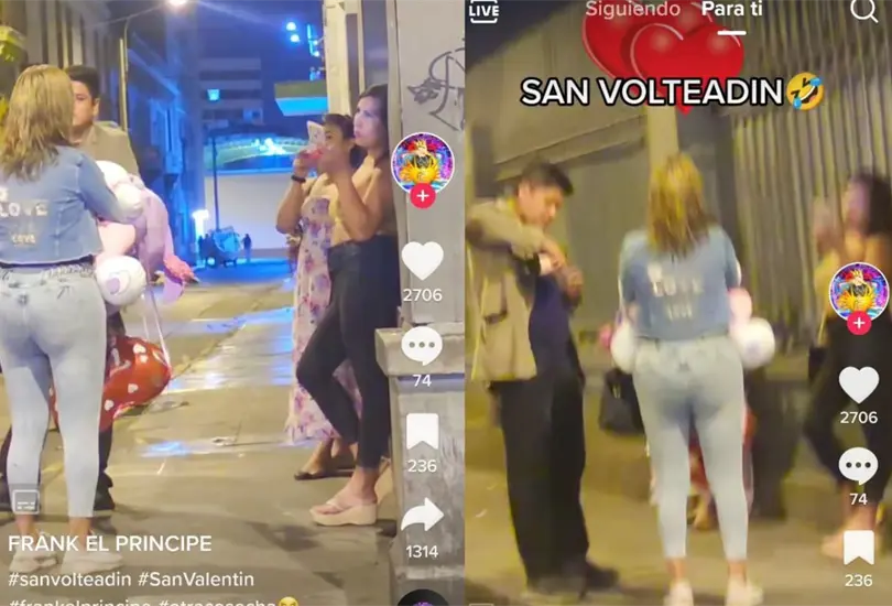 Un joven fue captado regalando peluches a trabajadoras sexuales por el D&iacute;a del Amor y la Amistad 