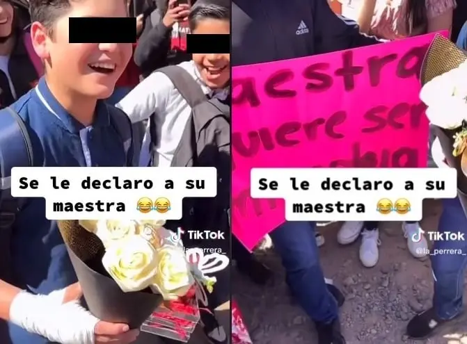 Los esfuerzos del alumno por hacerse novio de la maestra fueron inf&eacute;rtiles