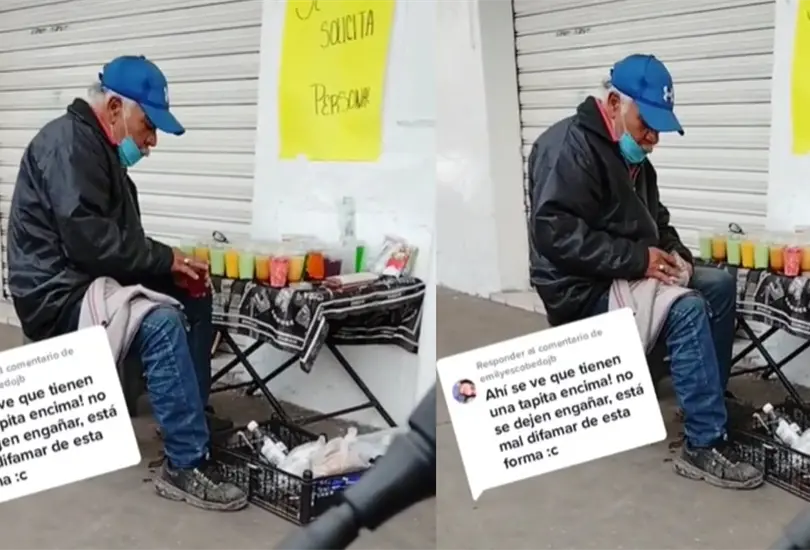 Un hombre fue captado supuestamente limpiando las gelatinas que vend&iacute;a con sus dedos hecho que caus&oacute; pol&eacute;mica en redes sociales
