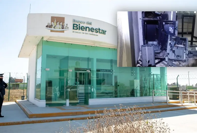Un video muestra a un grupo de sujetos usando explosivos para abrir el cajero autom&aacute;tico de un Banco del Bienestar de M&eacute;xico. Imagen ilustrativa.
