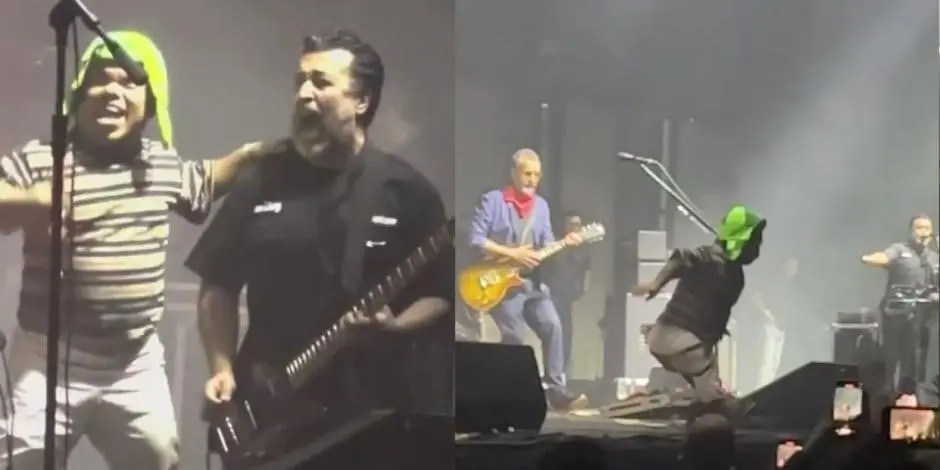 Medio Metro aparece en concierto de Molotov 