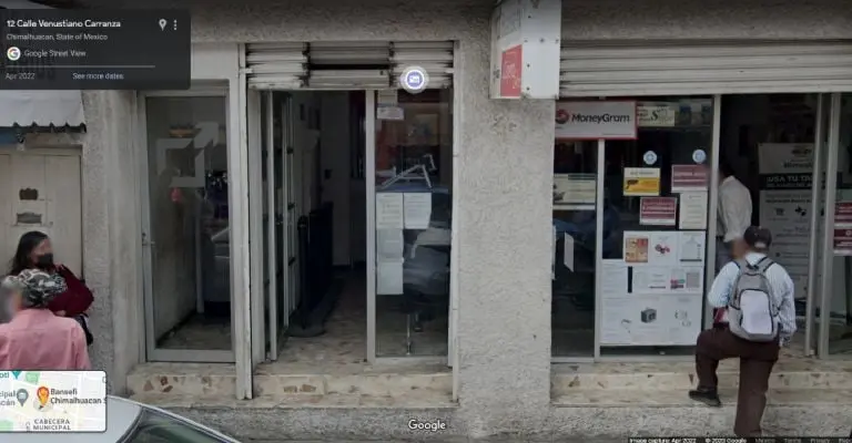 La fachada del banco donde ocurrieron los hechos. Google Maps.