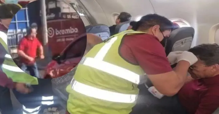 Adame pudo ser atacado por una banda de 'montachoques' y necesitó de tres puntadas en la cabeza. Imagen: Especial.