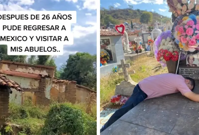 Migrante no pudo despedirse de sus abuelos Migrante no pudo despedirse de sus abuelos