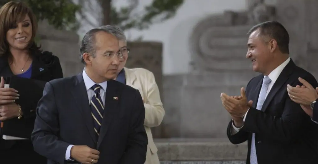 Felipe Calder&oacute;n dijo que su gobierno combati&oacute; a todos  los grupos criminales 