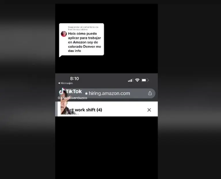 Joven revela cómo entró a trabajar a Amazon (TikTok)