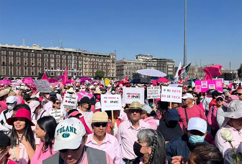 La manifestaci&oacute;n no se limita a la Ciudad de M&eacute;xico, participan 117 organizaciones en distintas ciudades de la Rep&uacute;blica Mexicana y del extranjero.