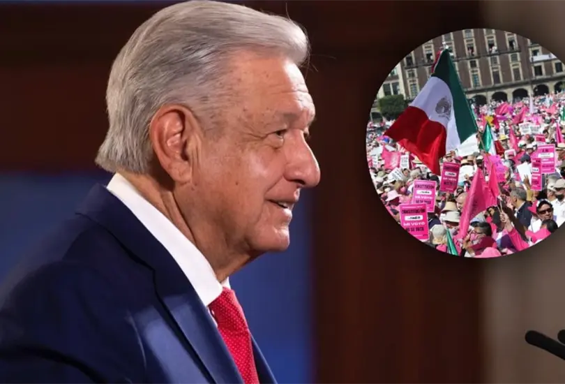 El presidente L&oacute;pez Obrador consider&oacute; que las marchas fueron peque&ntilde;as para el potencial que tiene el conservadurismo en M&eacute;xico.