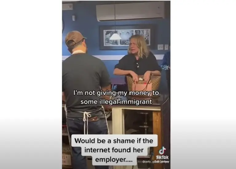 Mujer discrimina a empleado por ver tele en español (TikTok)