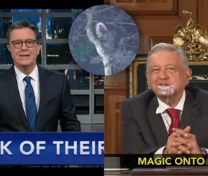 Conductor estadounidense se burla de AMLO por publicar foto de aluxe