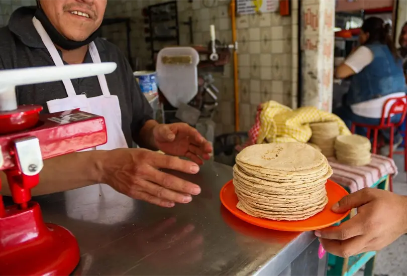 Costo kilo de tortillas seg&uacute;n la Profeco. 