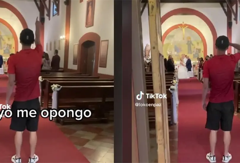 Joven se opone a boda