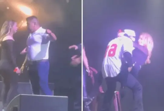 Hombre baja del escenario a su esposa que perreaba con el payaso "Brincos Dieras" Hombre baja del escenario a su esposa que perreaba con el payaso "Brincos Dieras"